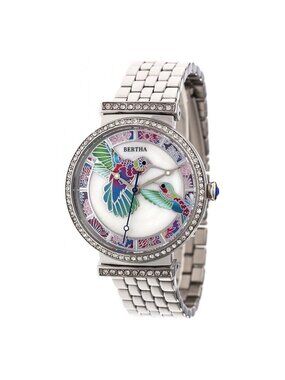NWT Bertha Emily Crystal Ladies Watch